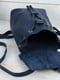 Шкіряний синій рюкзак "Прага" | 6797097 | фото 6