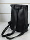 Шкіряний чорний рюкзак "Прага" | 6797098 | фото 5