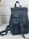 Рюкзак з натуральної шкіри "Токіо" синій | 6797110 | фото 2
