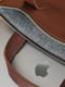 Шкіряний чохол для MacBook вишневого кольору | 6797112 | фото 2