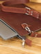 Шкіряний коричневий чохол для MacBook | 6797220 | фото 3