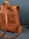 Рюкзак з натуральної шкіри "Токіо" кон’ячного кольору | 6797248 | фото 5