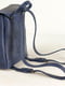 Рюкзак з натуральної шкіри "Токіо" синій | 6797249 | фото 3