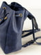 Рюкзак з натуральної шкіри "Токіо" синій | 6797249 | фото 4