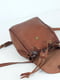 Рюкзак з натуральної шкіри "Токіо" коричневий | 6797253 | фото 4