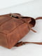 Рюкзак з натуральної шкіри "Київ" кон’ячного кольору | 6797258 | фото 3
