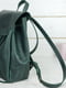 Рюкзак з натуральної шкіри "Токіо" зелений | 6797259 | фото 3