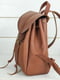 Рюкзак з натуральної шкіри "Київ" коричневий | 6797263 | фото 3