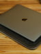Чохол шоколадного кольору для MacBook на блискавці з повстю | 6797272 | фото 5