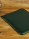 Шкіряний зелений чохол для MacBook | 6797285