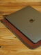 Кожаный коричневый чехол для MacBook | 6797286 | фото 5