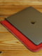 Шкіряний червоний чохол для MacBook | 6797288 | фото 5