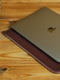 Кожаный бордовый чехол для MacBook | 6797289 | фото 5