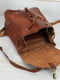 Рюкзак з натуральної шкіри "Київ" вишневого кольору | 6797290 | фото 6