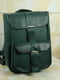 Шкіряний рюкзак "Джун" зелений | 6797333 | фото 3