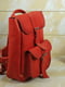 Шкіряний рюкзак "Джун" червоний | 6797342 | фото 3