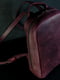 Рюкзак з натуральної шкіри "Анталья" бордовий | 6797380 | фото 3