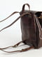 Рюкзак з натуральної шкіри "Токіо" коричневий | 6797395 | фото 3