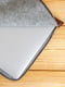 Шкіряний чохол вишневого кольору для MacBook | 6797403 | фото 3