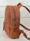 Рюкзак з натуральної шкіри "Лімбо" кон’ячного кольору | 6797408 | фото 3