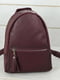Рюкзак з натуральної шкіри "Лімбо" кольору бордо | 6797410 | фото 2