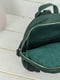 Рюкзак з натуральної шкіри "Лімбо" зелений | 6797416 | фото 6