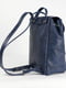 Рюкзак з натуральної шкіри "Київ" синій | 6797428 | фото 3