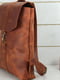 Рюкзак з натуральної шкіри "Монако" кон’ячного кольору | 6797444 | фото 3