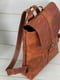Рюкзак з натуральної шкіри "Монако" кон’ячного кольору | 6797444 | фото 4