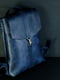 Рюкзак з натуральної шкіри "Монако" синій | 6797445 | фото 3