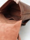 Рюкзак з натуральної шкіри "Трансформер" кон’ячного кольору | 6797448 | фото 2