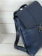 Рюкзак з натуральної шкіри "Монако" синій | 6797450 | фото 4