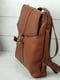 Рюкзак з натуральної шкіри "Монако" коричневий | 6797452 | фото 3