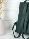 Рюкзак з натуральної шкіри "Монако" зелений | 6797453 | фото 5