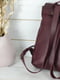 Рюкзак з натуральної шкіри "Монако" кольору бордо | 6797464 | фото 5