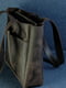 Коричневая сумка шопер из натуральной кожи с двумя карманами | 6797467 | фото 4