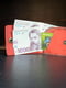 Шкіряний гаманець-портмоне червоного кольору | 6797469 | фото 3