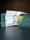 Шкіряний гаманець-портмоне зеленого кольору | 6797480 | фото 3
