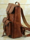 Шкіряний рюкзак "Джун" вишневого кольору | 6797485 | фото 4