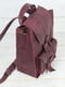 Рюкзак з натуральної шкіри "Флоренція" кольору бордо | 6797493 | фото 3