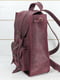 Рюкзак з натуральної шкіри "Флоренція" кольору бордо | 6797493 | фото 4