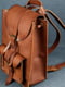 Рюкзак з натуральної шкіри "Флоренція" коричневий | 6797498 | фото 3