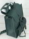 Рюкзак з натуральної шкіри "Флоренція" зелений | 6797500 | фото 3