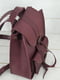 Рюкзак з натуральної шкіри "Флоренція" кольору бордо | 6797503 | фото 3