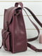 Рюкзак з натуральної шкіри "Флоренція" кольору бордо | 6797503 | фото 4