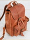 Рюкзак з натуральної шкіри "Мюнхен" кон’ячного кольору | 6797512 | фото 2