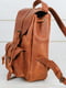 Рюкзак з натуральної шкіри "Мюнхен" кон’ячного кольору | 6797512 | фото 3
