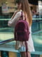 Рюкзак з натуральної шкіри "Лімбо" кольору бордо | 6797514 | фото 6
