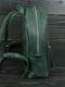 Рюкзак з натуральної шкіри "Лімбо" зелений | 6797515 | фото 3