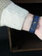 Шкіряний синій браслет на руку | 6797519 | фото 4